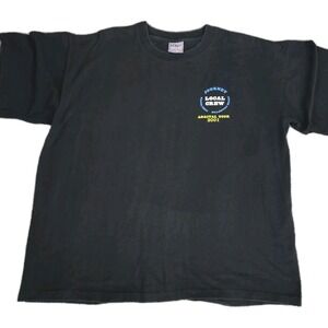 Vintage Journey T-Shirt Tour Local Crew XL 2001 Vtg Y2K Band Single Stitch